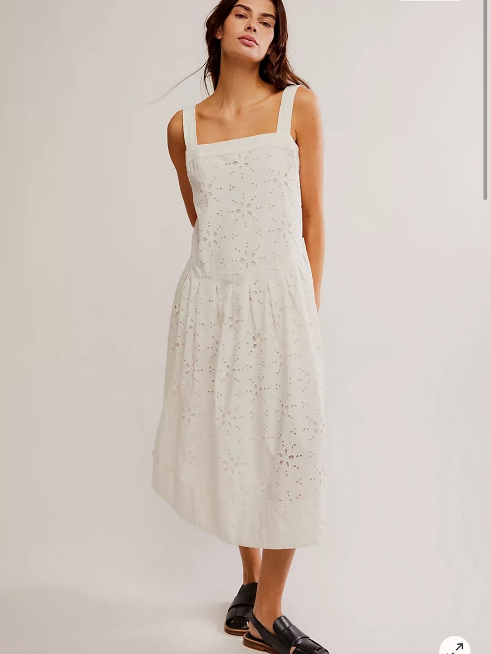 NWT Free People Primavera Eyelet Midi Dress